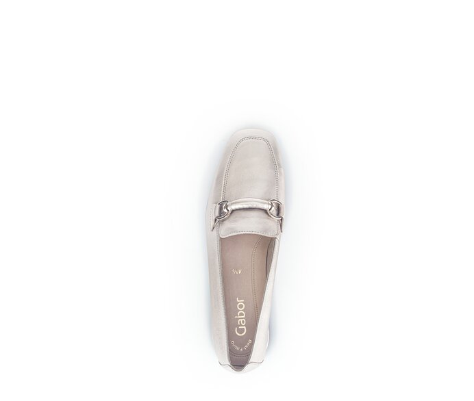 Gabor Damen  Slipper Gold - Effektleder
