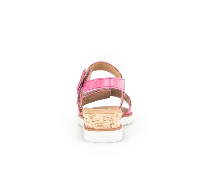 Gabor Damen  Keilsandalette Pink - Glattleder