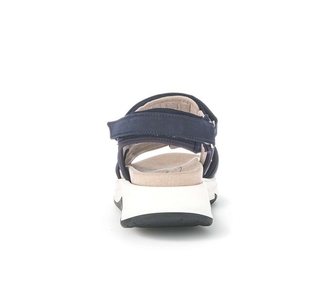 Gabor Damen  Trekkingsandale Blau - Materialmix Leder/Lederimitat
