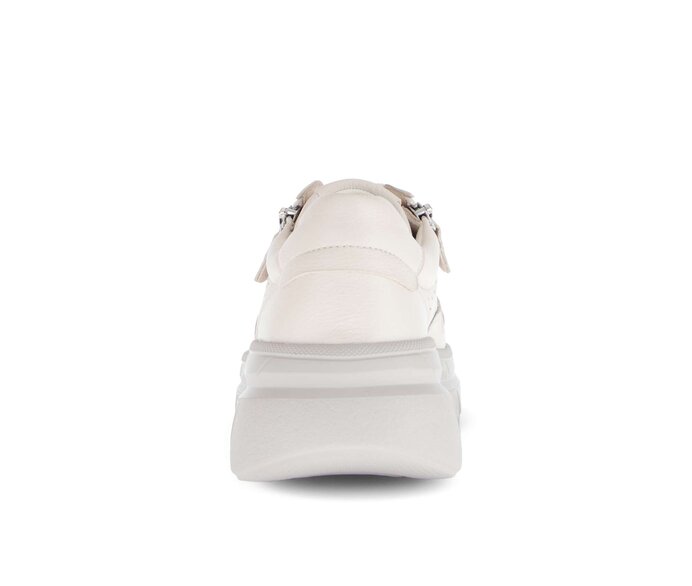Gabor Damen  Sneaker Low Creme - Glattleder