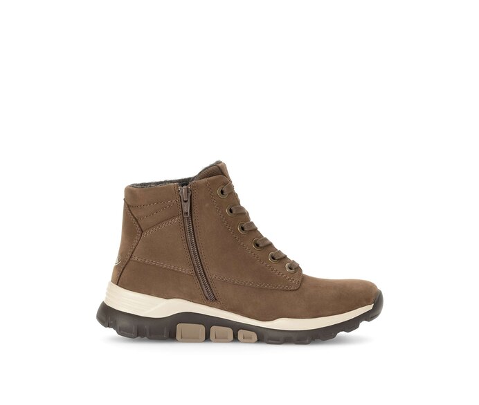 Gabor Damen  Sportliche Stiefelette Braun - Rauleder