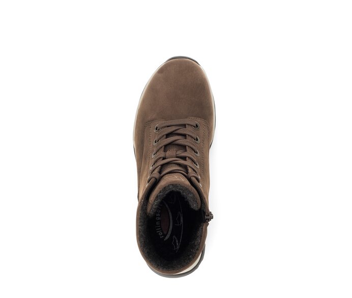 Gabor Damen  Sportliche Stiefelette Braun - Rauleder
