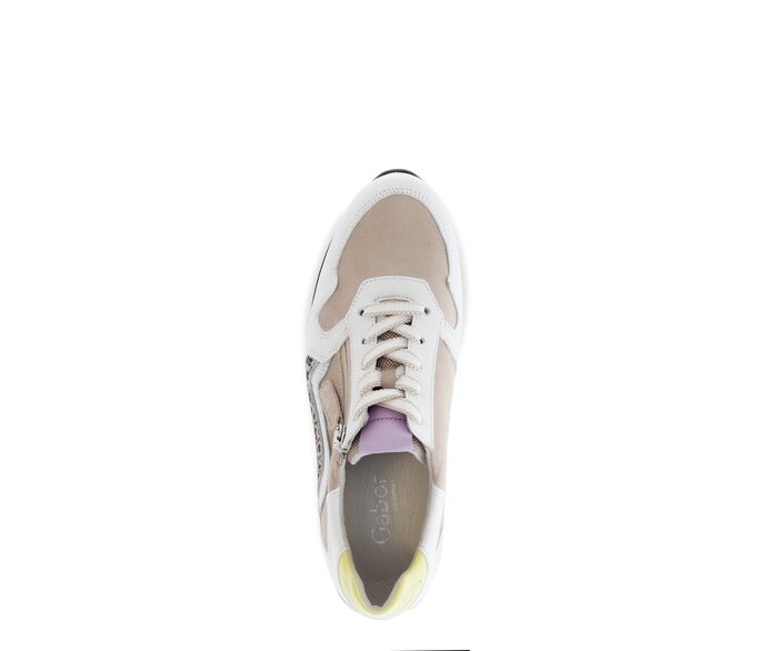 Gabor Damen  Sneaker Low Multicolour - Materialmix Leder