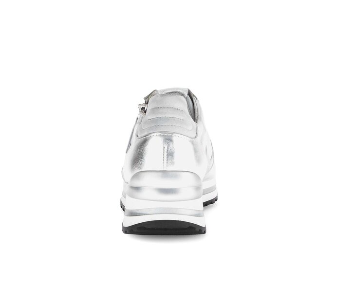 Gabor Damen  Sneaker Low Silber - Rauleder