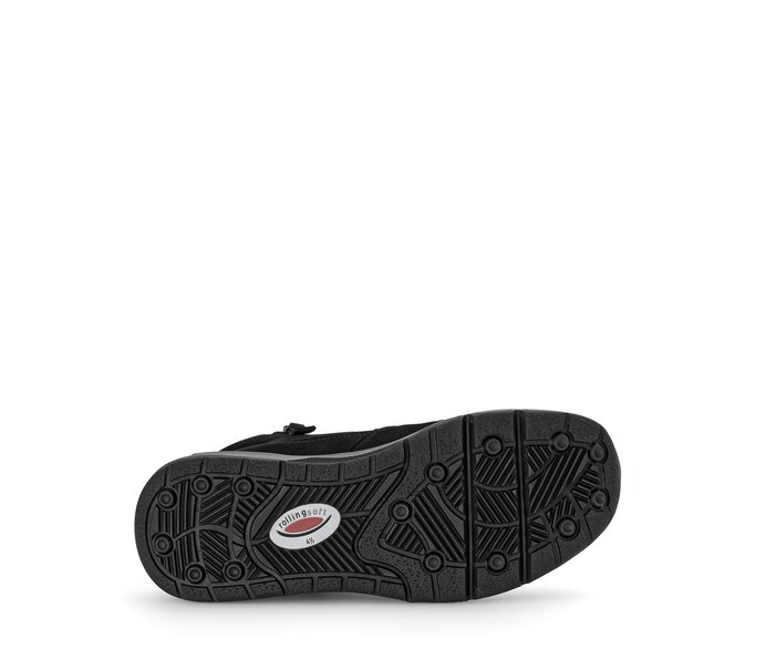 Gabor Damen  Schnürstiefelette Schwarz - Rauleder