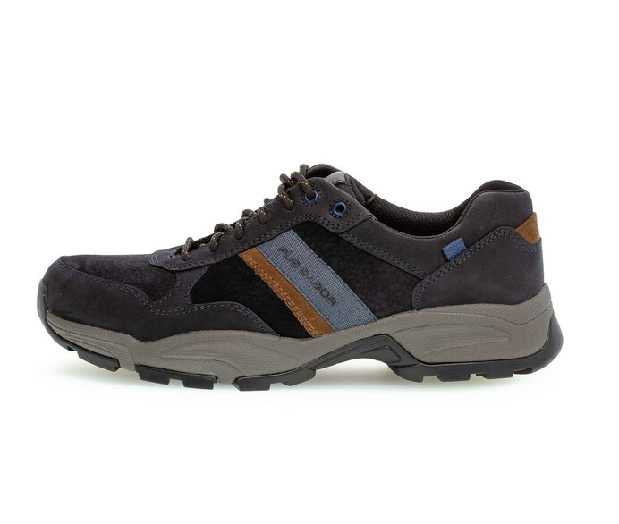 Pius Gabor Herren Sneaker Low Blau - Rauleder