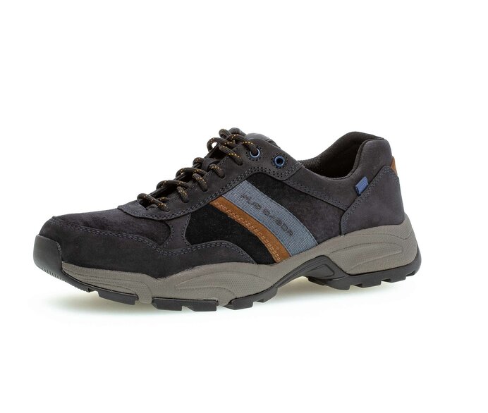 Pius Gabor Herren Sneaker Low Blau - Rauleder