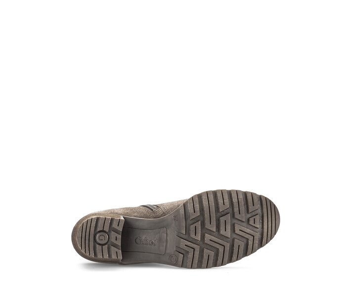 Gabor Damen  Plateau Stiefelette Braun - Rauleder