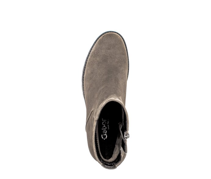 Gabor Damen  Plateau Stiefelette Braun - Rauleder