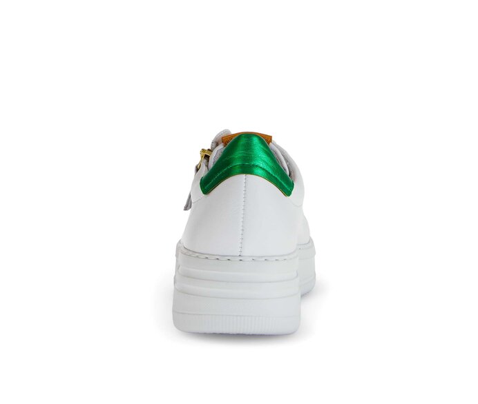 Gabor Damen  Sneaker Low Weiß - Materialmix Leder
