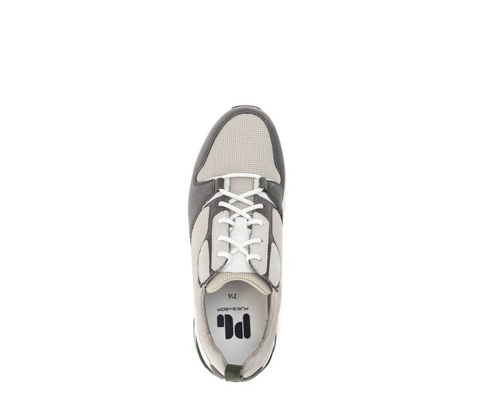 Pius Gabor Herren Sneaker Low Grau - Materialmix Leder/Textil
