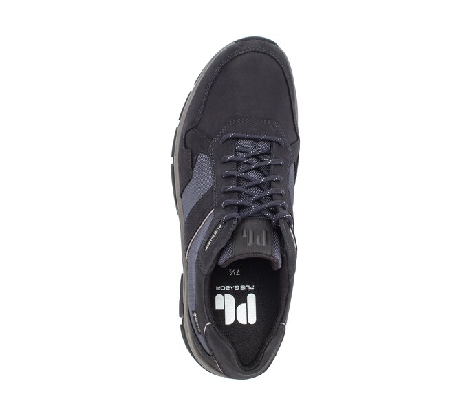 Pius Gabor Herren Sneaker Low Blau - Materialmix Leder/Textil