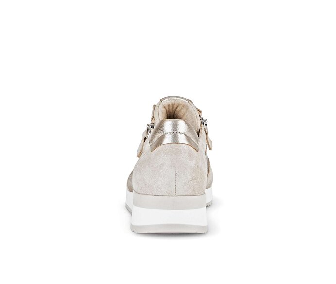Gabor Damen  Sneaker Low Beige - Materialmix Leder