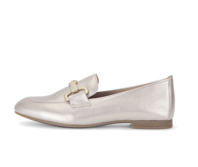 Gabor Damen Slipper Gold - Effektleder