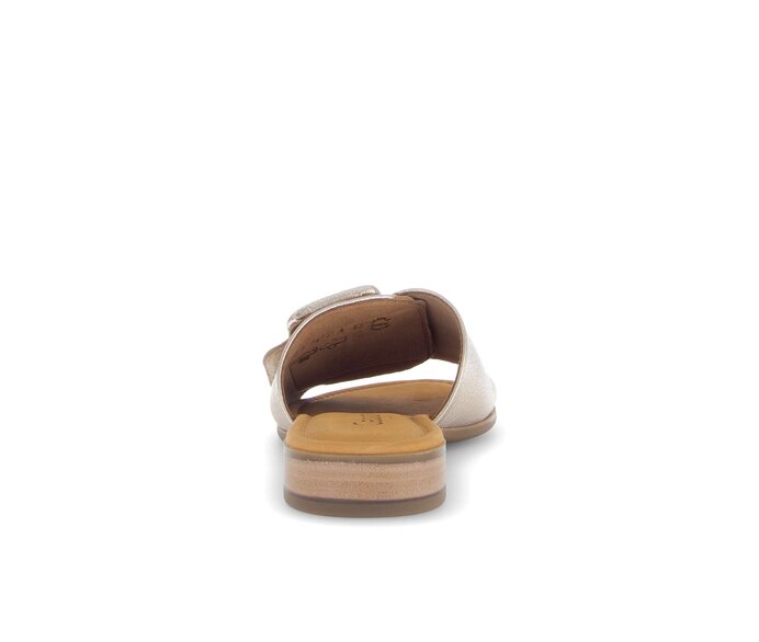 Gabor Damen  Pantolette Gold - Effektleder