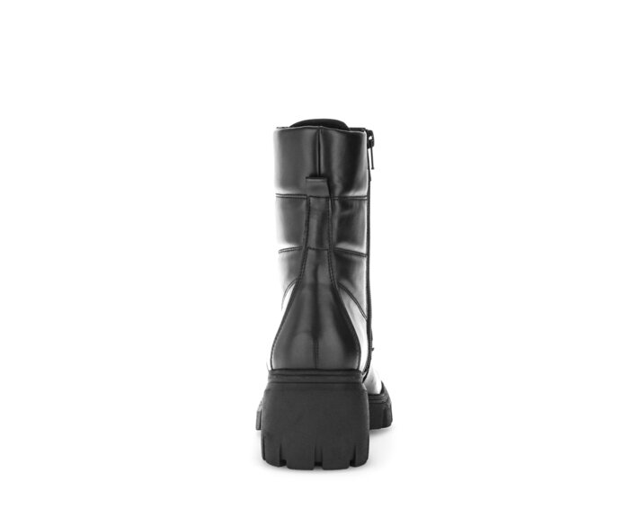 Gabor Damen  Schnürstiefelette Schwarz - Glattleder