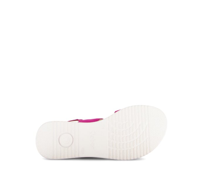Gabor Damen  Plateau Sandale Pink - Rauleder