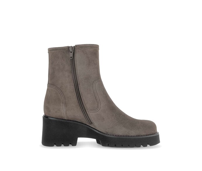 Gabor Damen  Plateau Stiefelette Braun - Rauleder