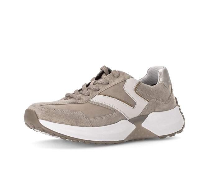 Gabor Damen  Sneaker Low Beige - Rauleder