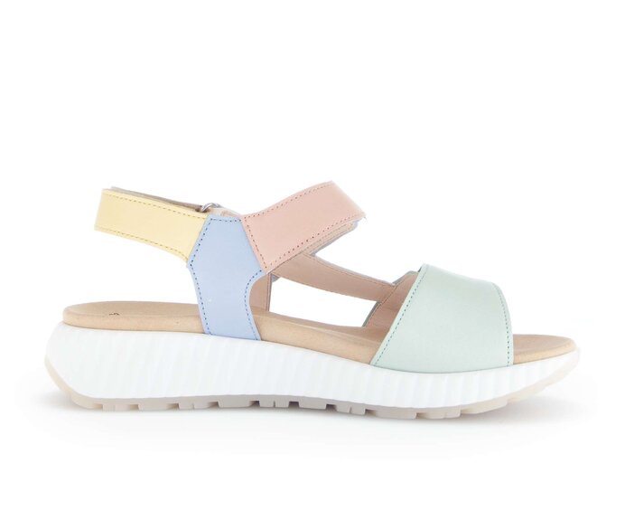 Gabor Damen  Riemchensandale Multicolour - Glattleder