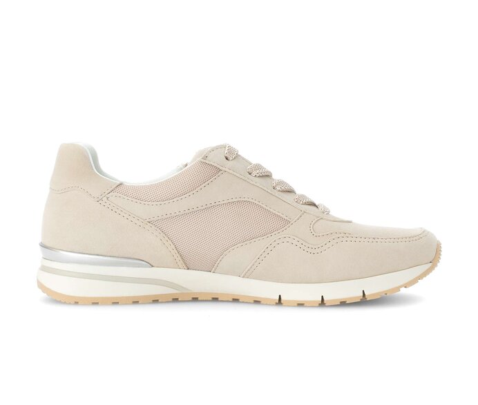 Gabor Damen  Sneaker Low Beige - Materialmix Leder/Lederimitat