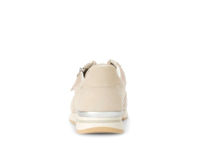 Gabor Damen  Sneaker Low Beige - Materialmix Leder/Lederimitat