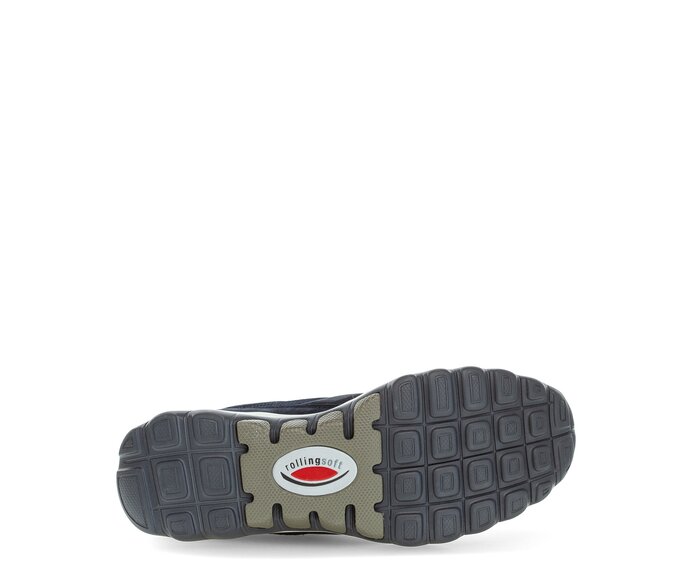 Gabor Damen  Sneaker Low Blau - Materialmix Leder/Lederimitat