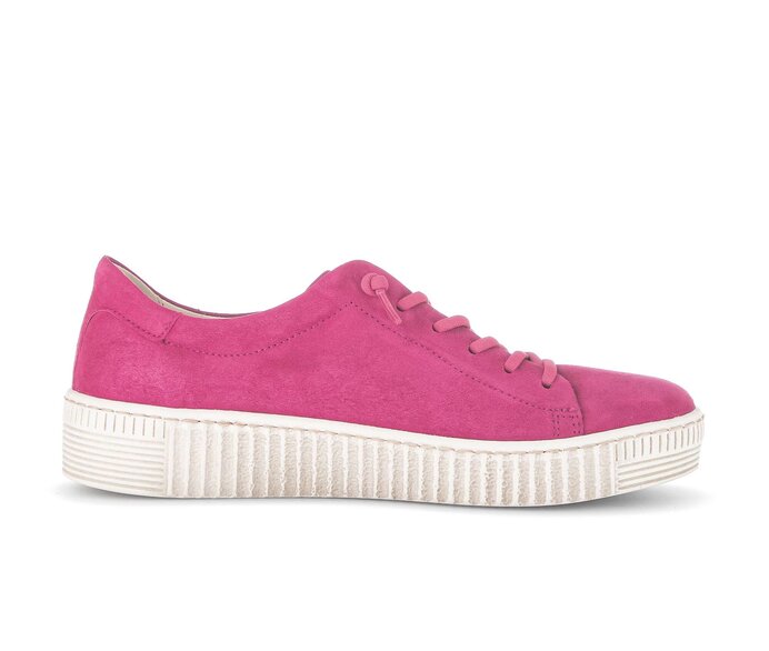 Gabor Damen  Sneaker Low Pink - Rauleder