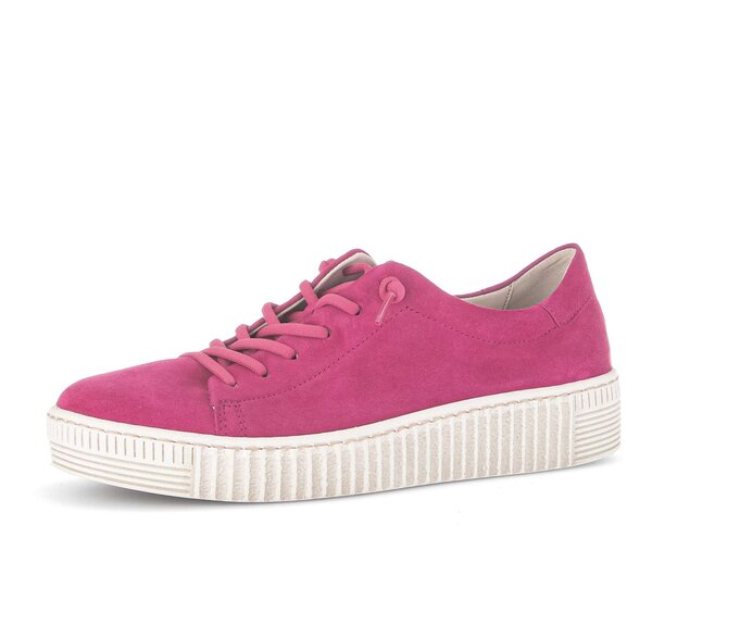 Gabor Damen  Sneaker Low Pink - Rauleder