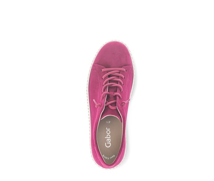 Gabor Damen  Sneaker Low Pink - Rauleder