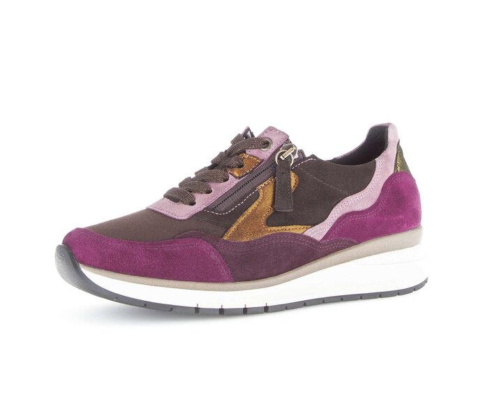Gabor Damen  Sneaker Low Multicolour - Materialmix Leder/Lederimitat