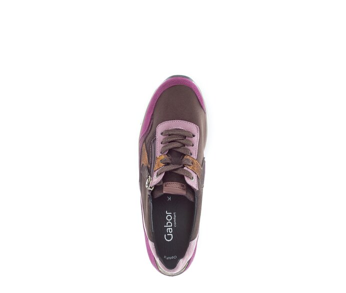 Gabor Damen  Sneaker Low Multicolour - Materialmix Leder/Lederimitat