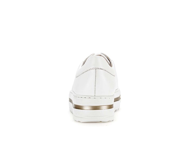 Gabor Damen  Sneaker Low Weiß - Glattleder