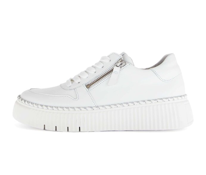 Gabor Damen Sneaker Low Weiß - Glattleder