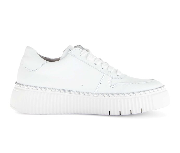 Gabor Damen  Sneaker Low Weiß - Glattleder
