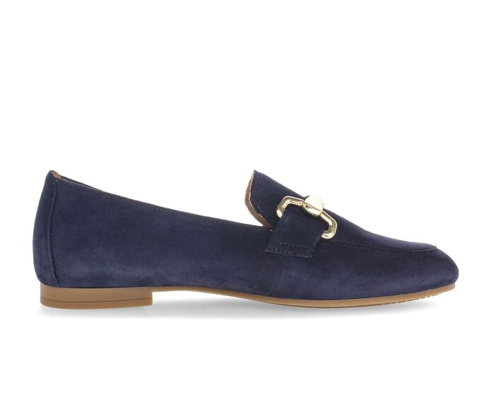 Gabor Damen  Slipper Blau - Rauleder
