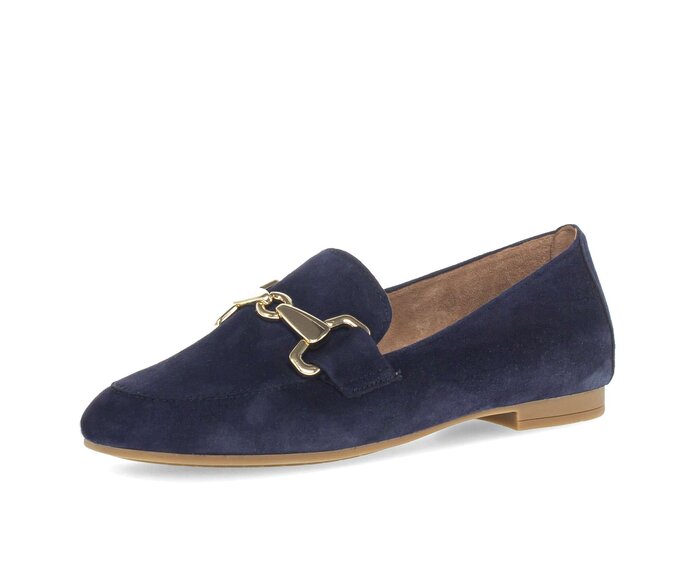 Gabor Damen  Slipper Blau - Rauleder