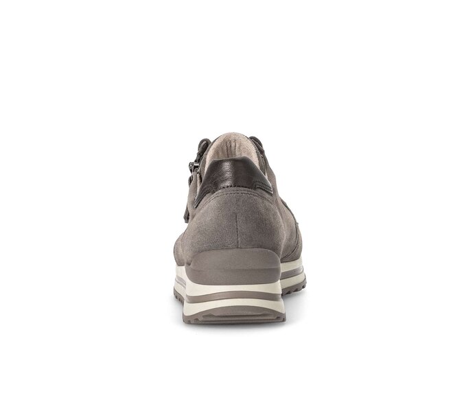 Gabor Damen  Sneaker Low Grau - Materialmix Leder