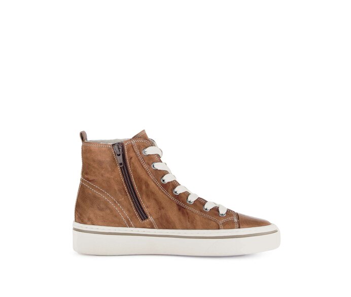 Gabor Damen  Sneaker High Braun - Glattleder
