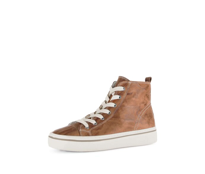 Gabor Damen  Sneaker High Braun - Glattleder