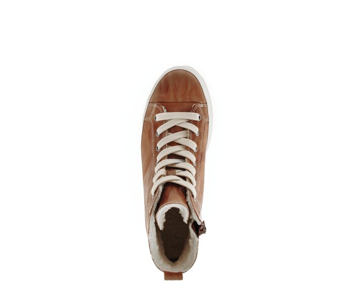 Gabor Damen  Sneaker High Braun - Glattleder