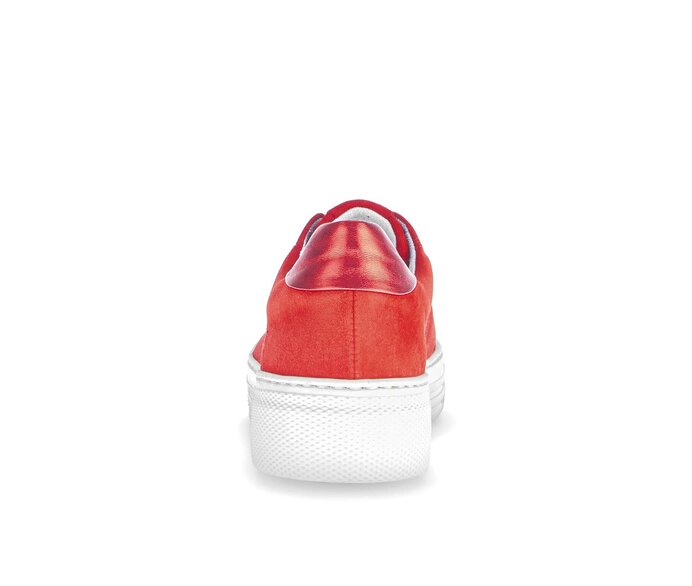 Gabor Damen  Sneaker Low Rot - Materialmix Leder