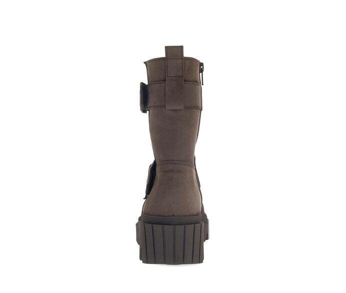 Gabor Damen  Biker Boots Braun - Rauleder