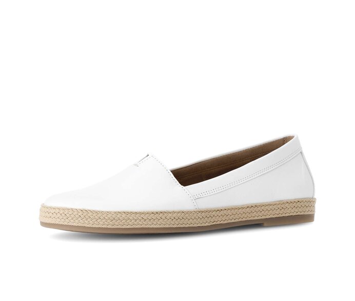 Gabor Damen  Slipper Weiß - Glattleder
