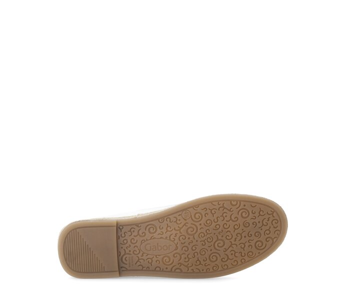 Gabor Damen  Slipper Weiß - Glattleder