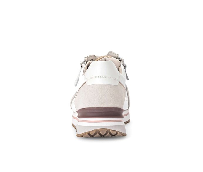 Gabor Damen  Sneaker Low Weiß - Materialmix Leder