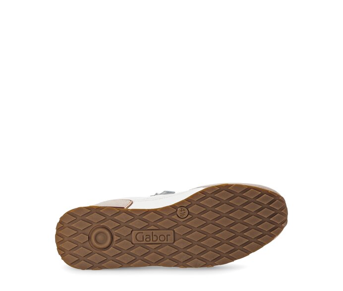 Gabor Damen  Sneaker Low Weiß - Materialmix Leder
