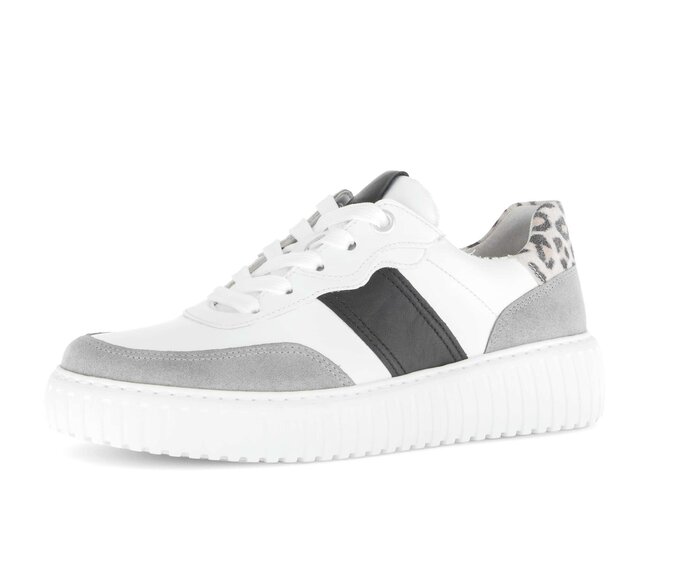Gabor Damen  Sneaker Low Multicolour - Materialmix Leder