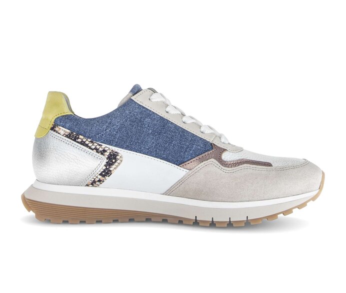 Gabor Damen  Sneaker Low Multicolour - Materialmix Leder