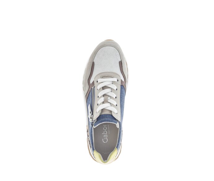 Gabor Damen  Sneaker Low Multicolour - Materialmix Leder